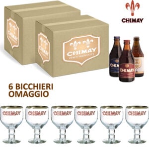 48 Birra Chimay + 6 Calici Chimay OMAGGIO