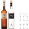 2 bt di Grappa 903 + 6 Bicchieri per Grappa