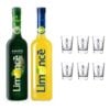2 bt di Limoncè Stock 50 cl + 6 Bicchieri Shot