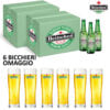 48 bt di Birra Heineken 33 cl + 6 Bicchieri 25 cl in OMAGGIO