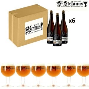 Birra St. Stefanus cl 75 (6 Bottiglie) + 6 Calici - Kit Taglio Prezzo
