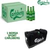 20 Birra Carlsberg Pilsner 50 cl + 1 Borsone Carlsberg
