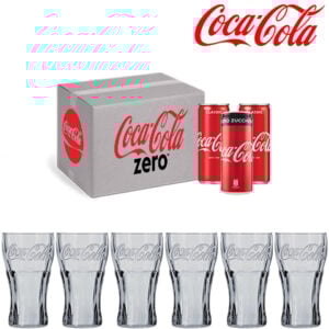 Pacchetto Coca cola + bicchieri