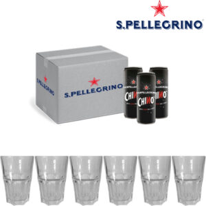 Chinotto San Pellegrino + Bicchieri