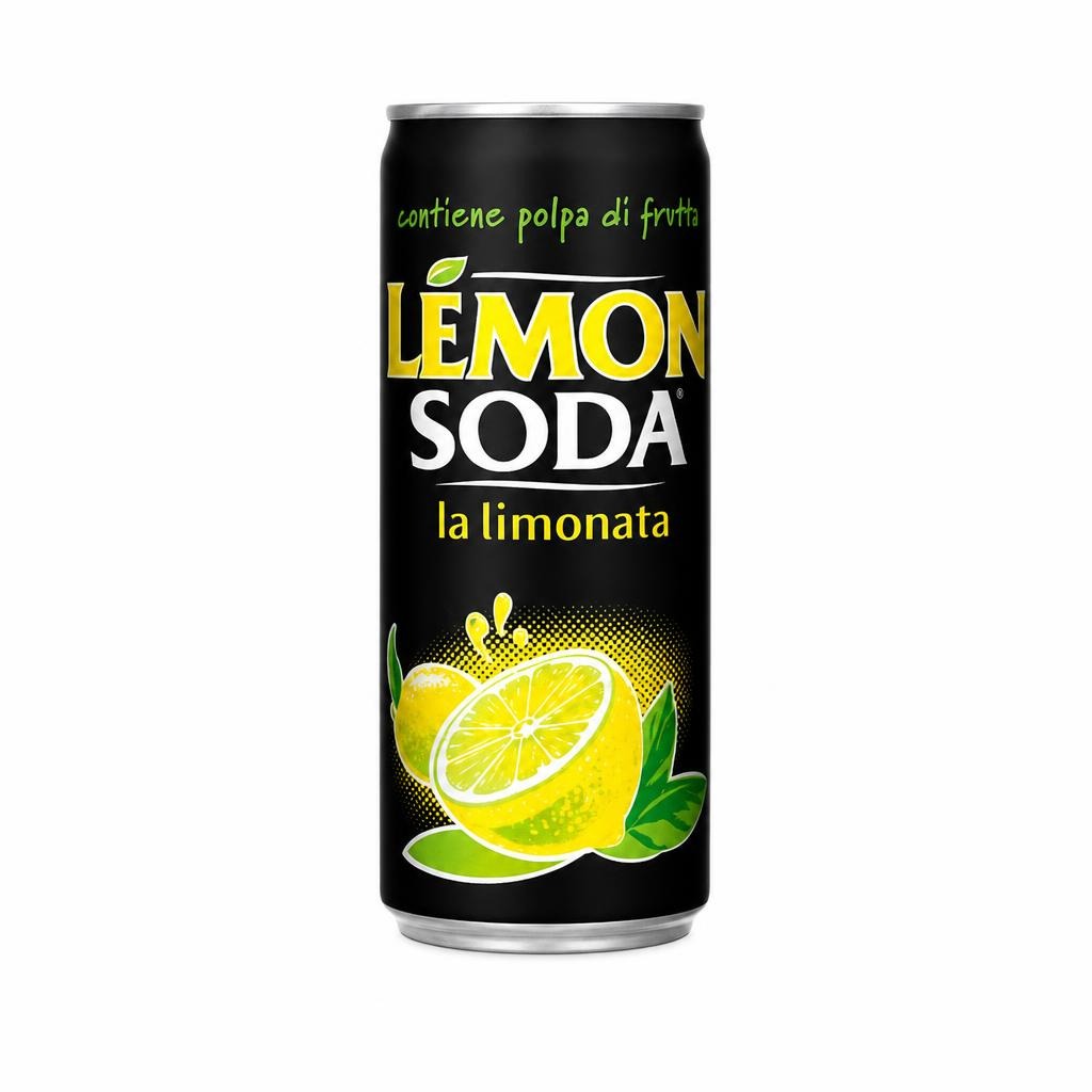 Lemonsoda Crodo cl 33 Lattina