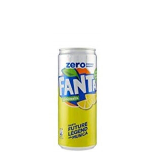 Fanta lemon zero lattina cl 33