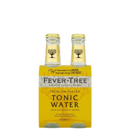 FEVER TREE Acqua Tonica INDIAN 20cl VETRO (confezione x4)