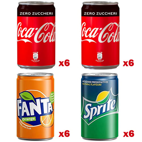 Coca Cola Minican Mista cl 15 lattina