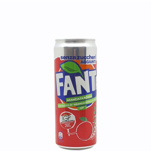 Fanta Arancia Rossa Zero cl 33 Lattina