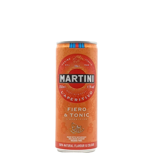 Aperitivo Martini Fiero & Tonic cl 25 lattina