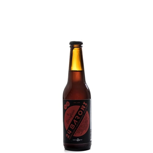 Birra 24 Baroni Rossa Belgian Amber Ale cl 33 vap