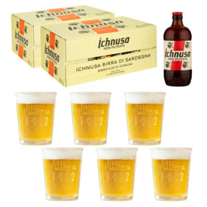 48 bt di Birra Ichnusa a Scelta + 6 Bicchieri OMAGGIO