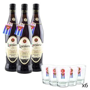 Bundle Rum Legendario con Bicchieri