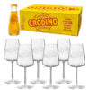 48 bt di Crodino cl 10 Analcolico + Set Calici in OMAGGIO