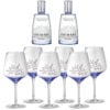 2 bt di Gin Mare + 6 Calici Balloon