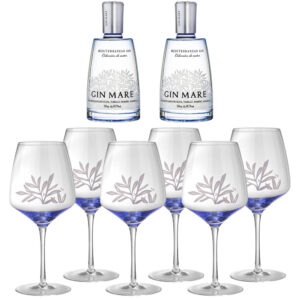 2 bt di Gin Mare + 6 Calici Balloon