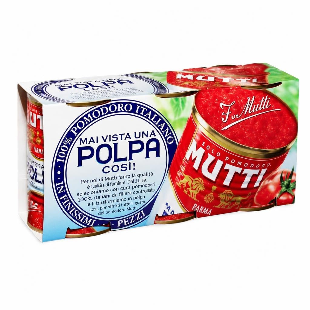 Polpa Pomodoro Mutti g 400 tris