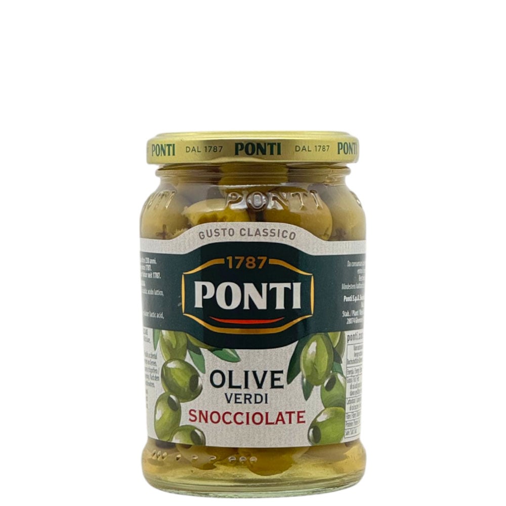Olive Verdi Ponti Snocciolate gr 290