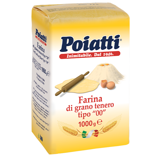 Farina grano tenero 00 Poiatti KG 1 X10 