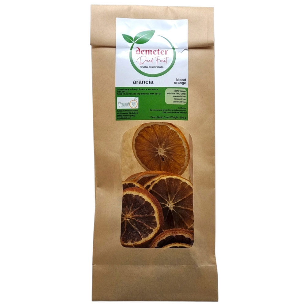 Frutta Disidratata Demeter Arancia g 100 Tuttidi