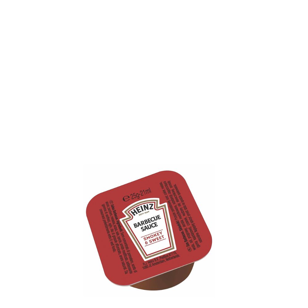Salsa Barbecue monodose dip pot Heinz g 25