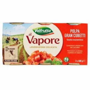 Pelati al vapore g 400 tris Valfrutta
