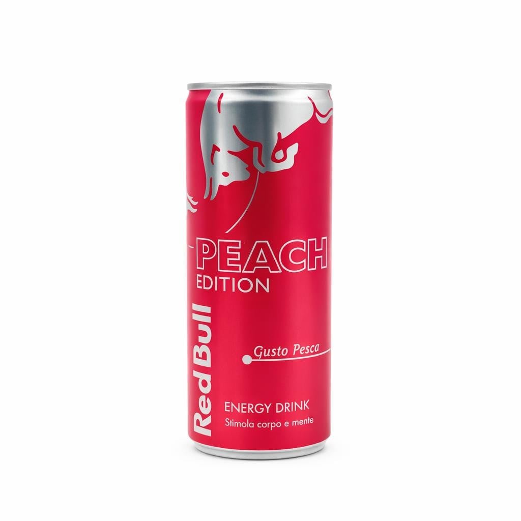 Red bull pesca edition ml 250 lattina
