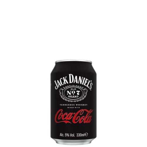 Jack Daniel's & Coca Cola cl 33 lattina