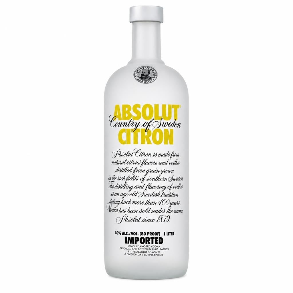 Vodka Absolut Citron lt 1