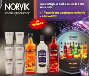 Vodka Norvik fragola lt 1(6 BT+VASS+BIC