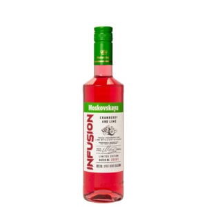 Vodka Moskovskaya Infusion Cranberry and Lime cl 50
