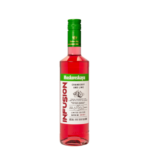 Vodka Moskovskaya Infusion Cranberry and Lime cl 50