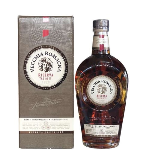 Brandy Vecchia Romagna Riserva Tre Botti cl 70