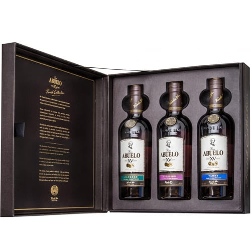 Rum Abuelo 15 anni Cofanetto Misto cl 20 (oloroso-napoleon-tawny)