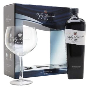 Gin Fifty Pounds cl 70 + Bicchiere Astucciato
