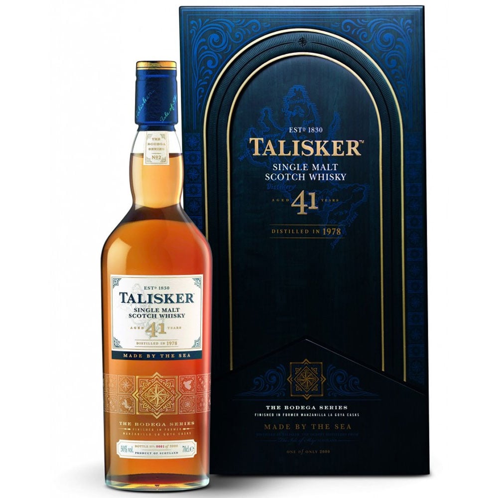 Whisky Talisker 41 anni The Bodega Series cl 70 Cassetta legno