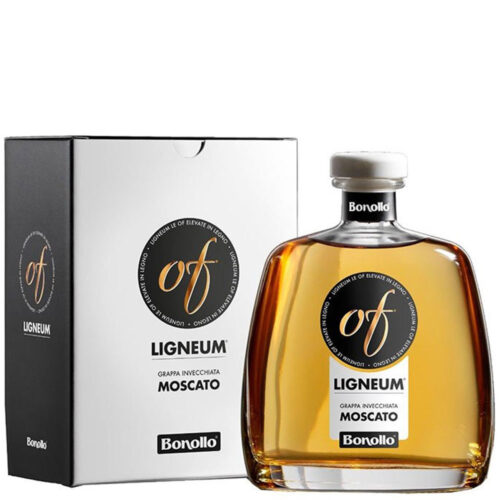 Grappa Bonollo Of Ligneum Moscato cl 70 Astucciato