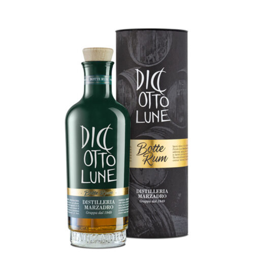 Grappa Marzadro Diciotto Lune cl 50 Botte Rum Astucciato