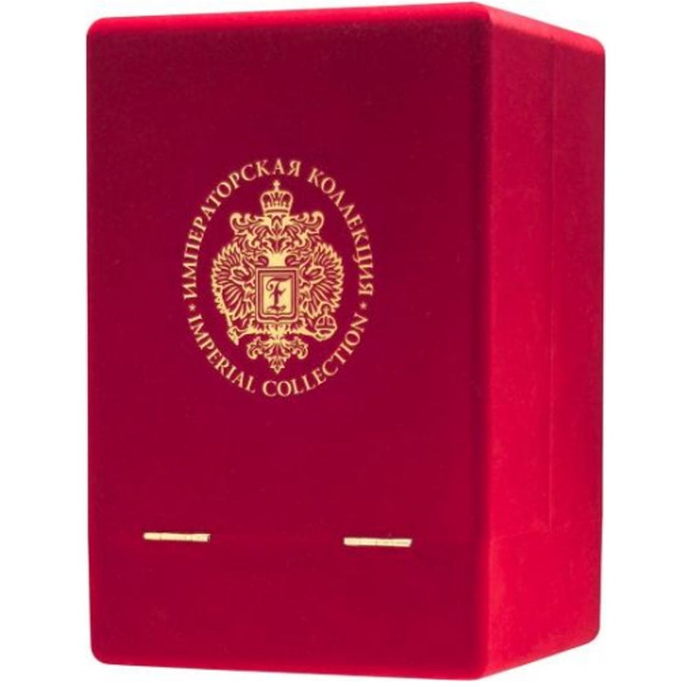 Vodka Imperial Collection Egg Marmo Rosa Uovo Astuccio In Velluto - Image 3
