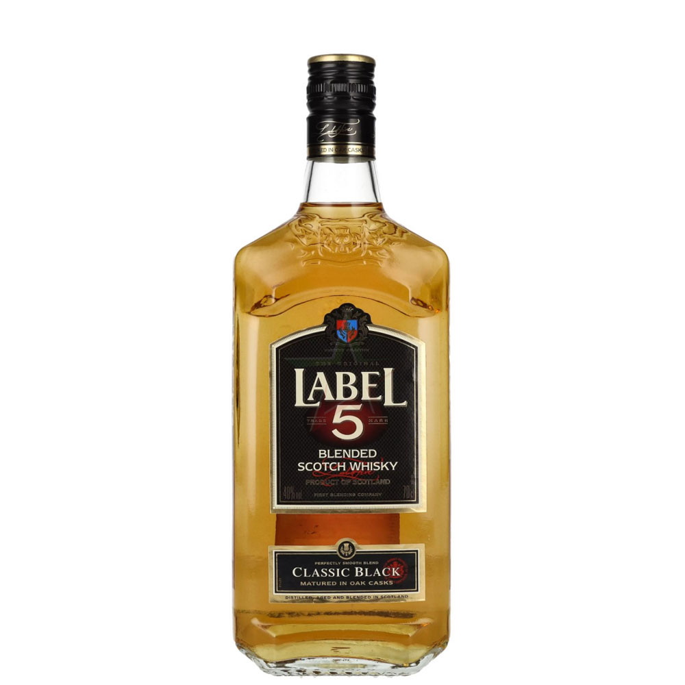 Whisky Label 5 Classic Black 3 anni cl70