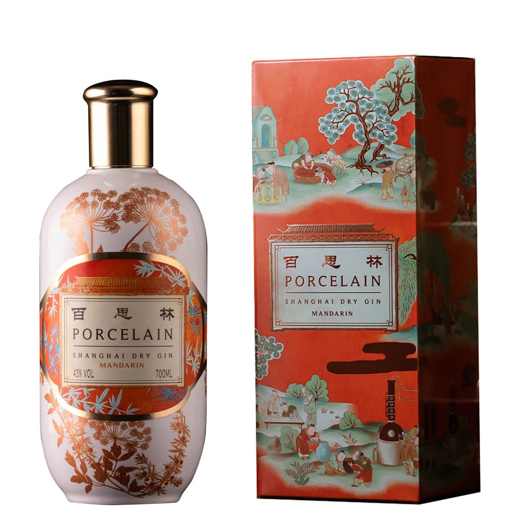 Gin Porcelain Shanghai Mandarin cl 70 Astucciato