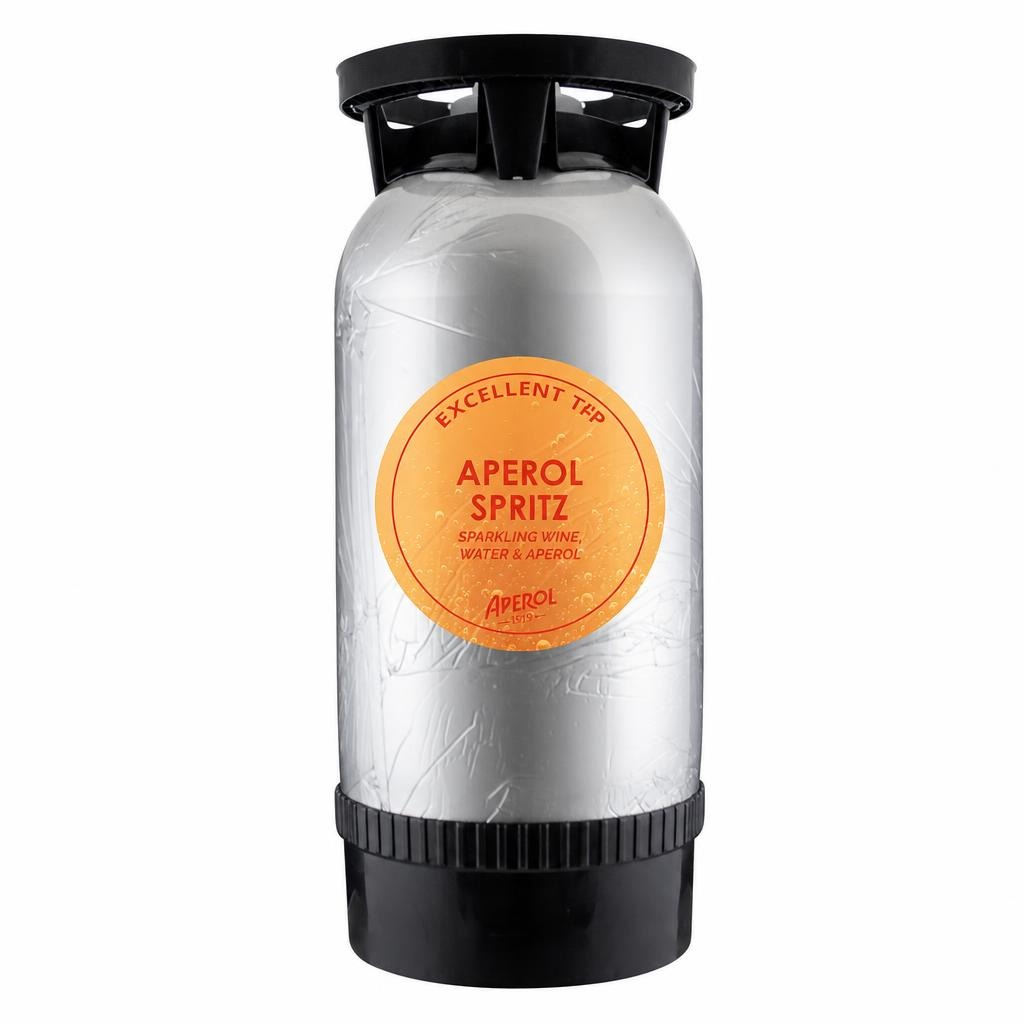 Aperol spritz in fusto lt 20 pet
