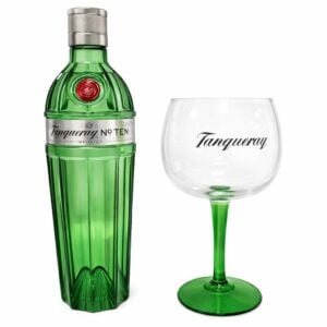 Fardo Gin Tanqueray TEN (2 bt Tanqueray ten cl 70 + 4 calici)
