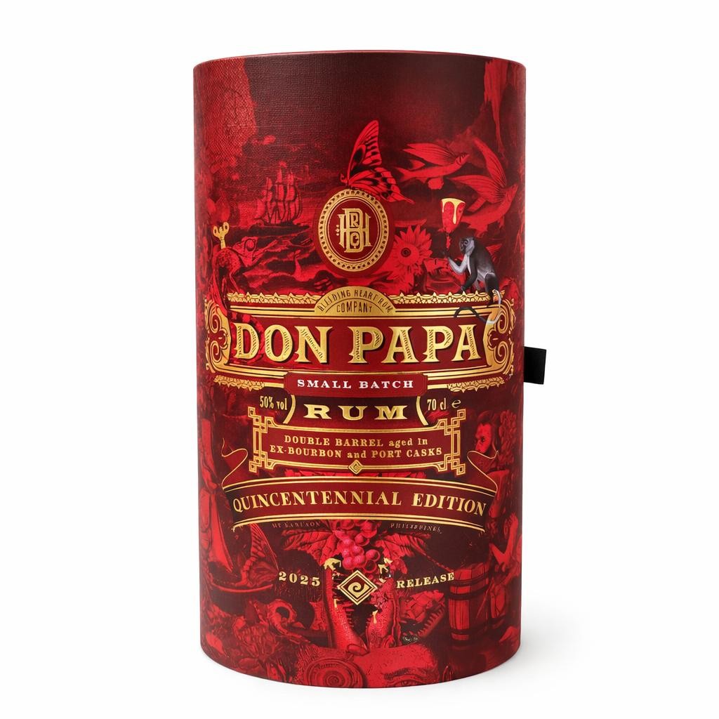 Rum Don Papa port cask Quincentennial edition release cl 70 Astucciato
