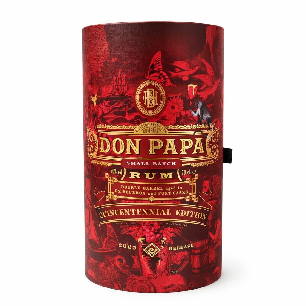 Rum Don Papa port cask Quincentennial edition release cl 70 Astucciato
