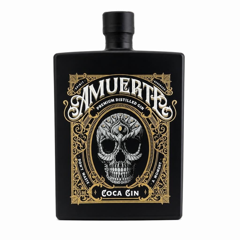Gin Amuerte Coca Leaf Black lt 3