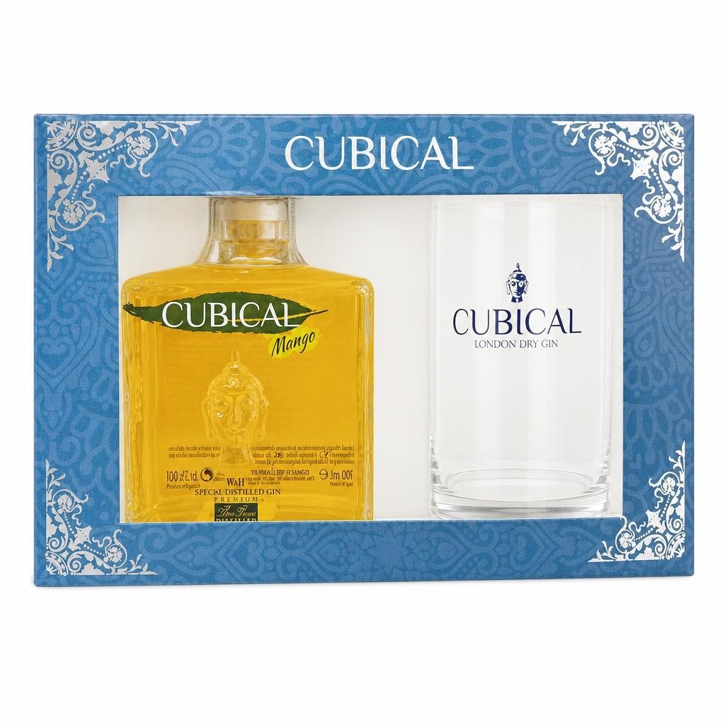 Gin cubical premium W&H Mango cl 70 + bicchiere conico