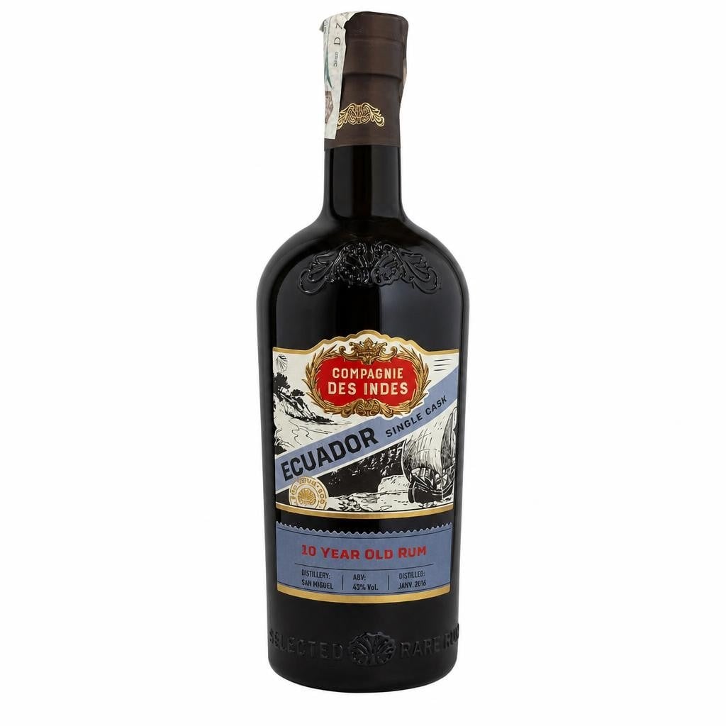 Rum Compagnia delle indie Ecuador singl cask 10 anni cl 70 Astucciato