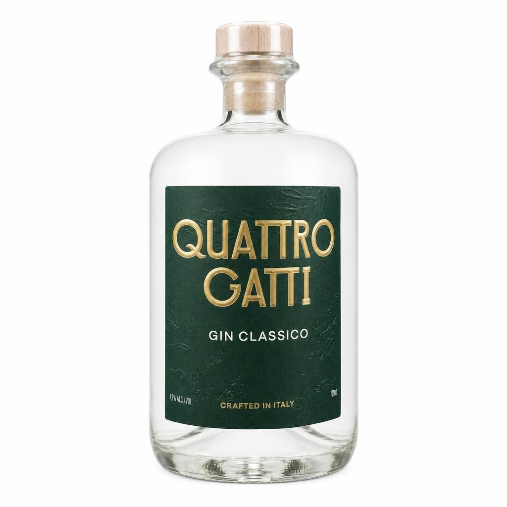 Gin classico Quattro Gatti cl 70