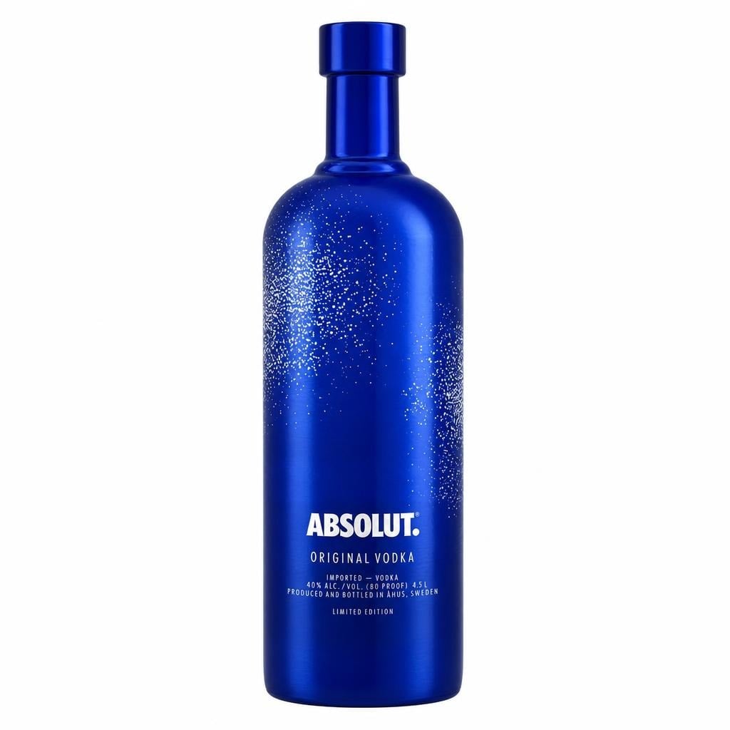 Bottiglia da esposizione vuota Absolut lt 4